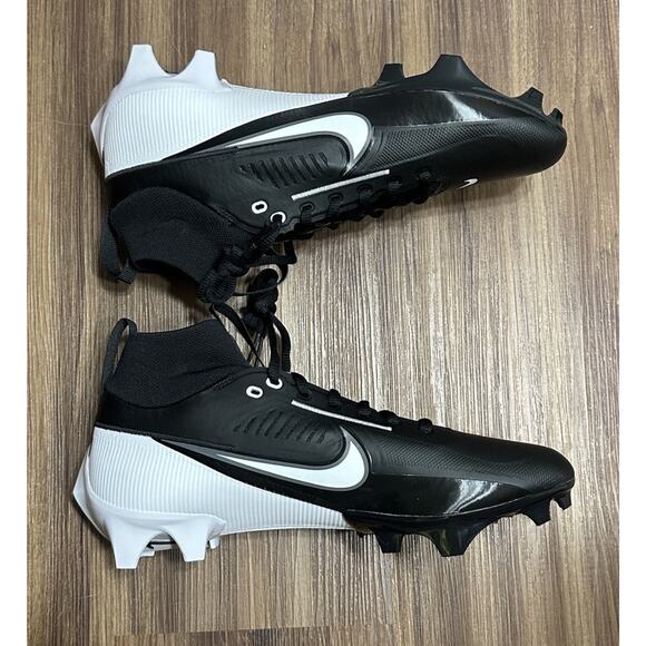 Nike Vapor Edge Pro 360 2 Football Cleats (DA5456-001) Black / White Sz 13 - Picture 3 of 9